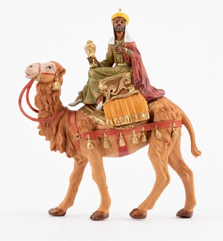 Re moro a cammello (10) per presepe cm.10