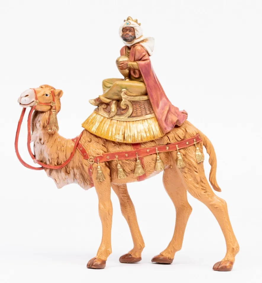 Re moro a cammello (1) per presepe cm.19