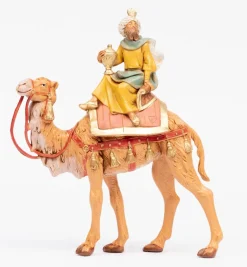 Re mulatto a cammello (3) per presepe cm.19