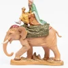 Re su elefante per presepe cm.19
