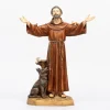 San Francesco in resina cm.51