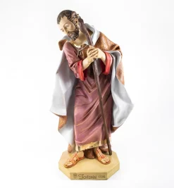 San Giuseppe in resina per presepe cm.125