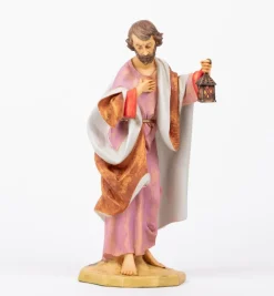 San Giuseppe in resina per presepe cm.52
