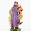 San Giuseppe per presepe colori tradizionali cm.19