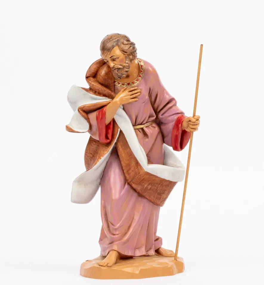 San Giuseppe per presepe cm.30