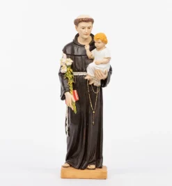 Statua Sant'Antonio con Bambino in resina 52 cm