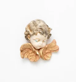 Testa angelo (67) tipo porcellana cm.11