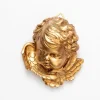 Testa angelo destra (680) oro foglia cm.19