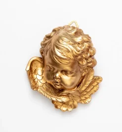 Testa angelo destra (680) oro foglia cm.19