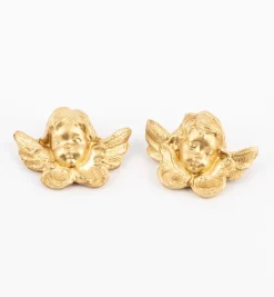 Teste angeli (17D-17S) dorate cm.4